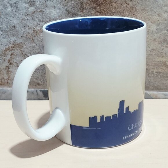 Starbucks Global Icon Collector Series 2009 Chicago Coffee Mug 16 Oz - Picture 6 of 10
